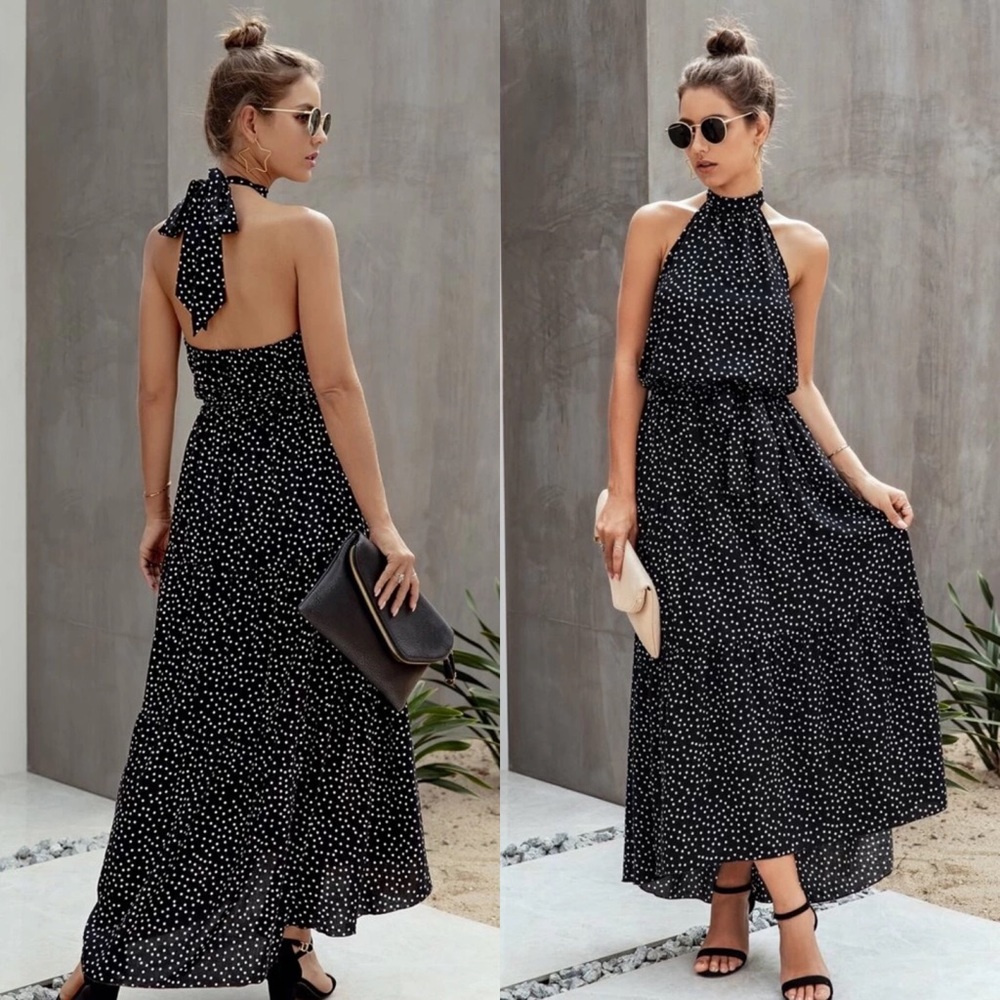 Halter Maxi Dress - Picture 2 of 4